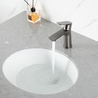 Смеситель для раковины Gappo G1048-9 оружейная сталь